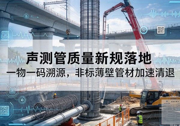 漳平声测管质量新规落地，一物一码溯源，非标薄壁管材加速清退